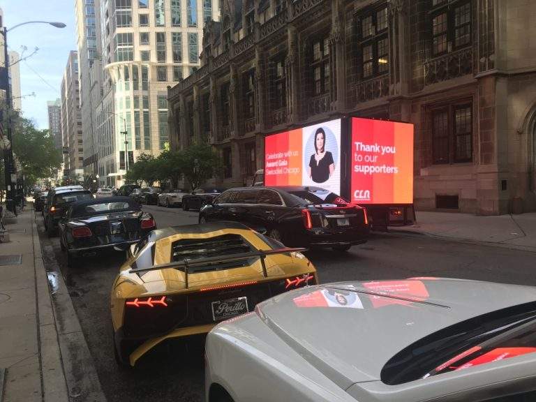 chicago mobile billboard led screen rental led truck billboard advertising
