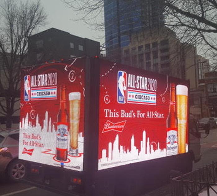 cincinnati mobile billboard led screen rental led truck billboard advertising