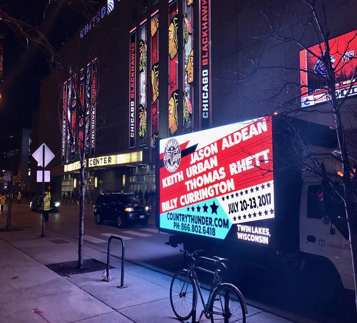 columbus mobile billboard led screen rental led truck billboard advertising