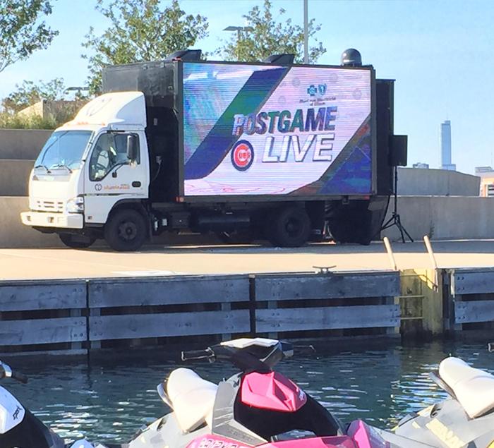 detroit mobile billboard led screen rental led truck billboard advertising