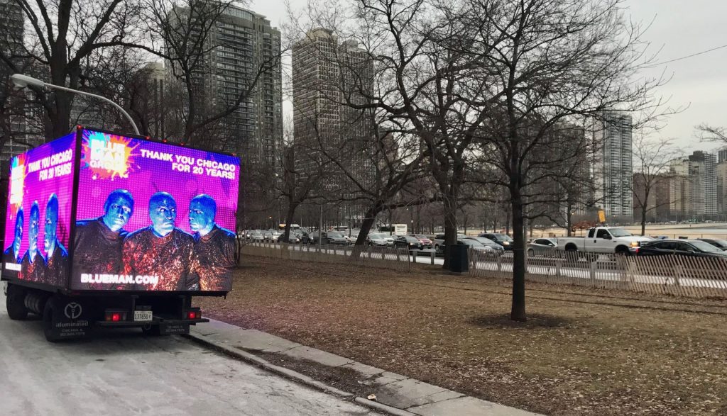 indiana mobile billboard led screen rental led truck billboard advertising