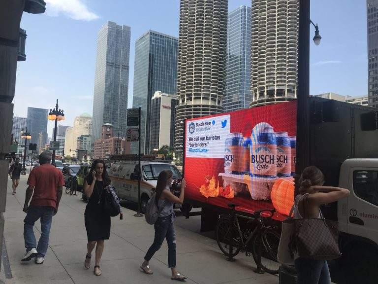 kentucky mobile billboard led screen rental led truck billboard advertising