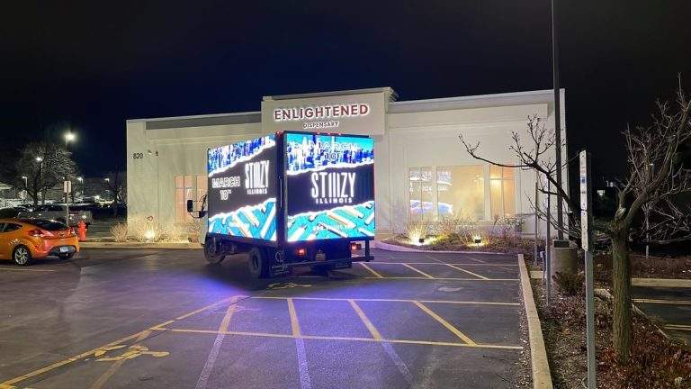 milwaukee mobile billboard led screen rental led truck billboard advertising