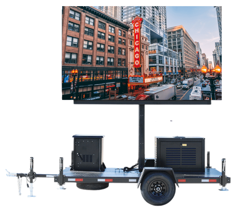newark mobile billboard led screen rental led truck billboard advertising