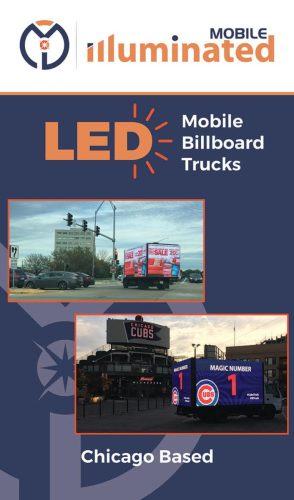 detroit mobile billboard led screen rental led truck billboard advertising