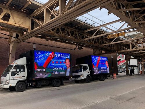 detroit mobile billboard led screen rental led truck billboard advertising