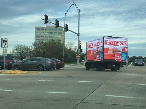 illinois mobile billboard led screen rental led truck billboard advertising