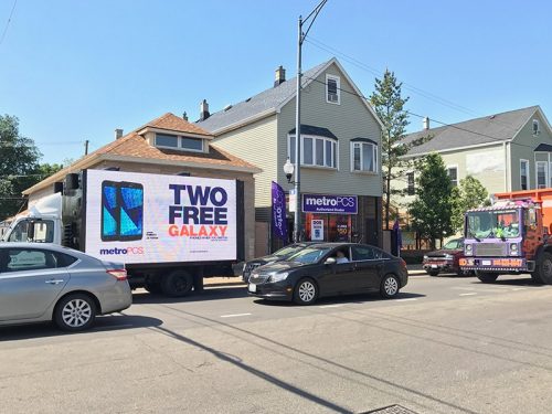 indiana mobile billboard led screen rental led truck billboard advertising