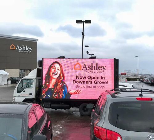 indianapolis mobile billboard led screen rental led truck billboard advertising