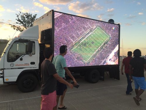 iowa mobile billboard led screen rental led truck billboard advertising