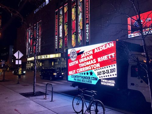 iowa mobile billboard led screen rental led truck billboard advertising