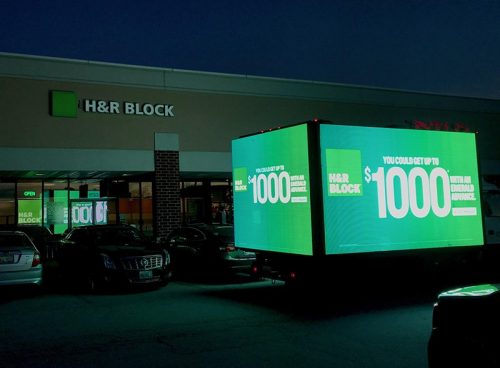 kentucky mobile billboard led screen rental led truck billboard advertising