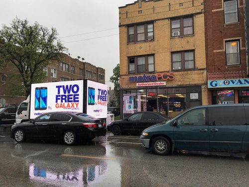 kentucky mobile billboard led screen rental led truck billboard advertising