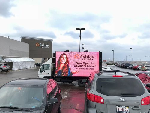 michigan mobile billboard led screen rental led truck billboard advertising