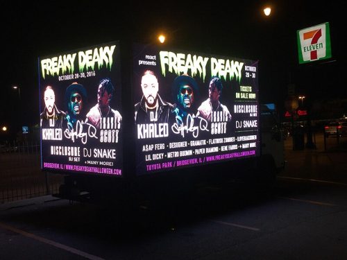 minneapolis mobile billboard led screen rental led truck billboard advertising
