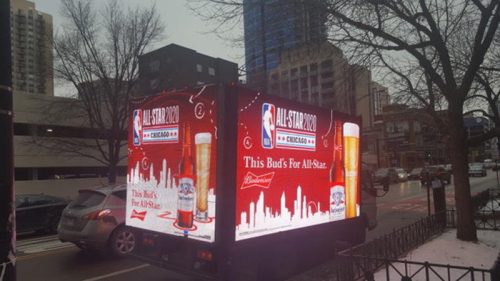 missouri mobile billboard led screen rental led truck billboard advertising