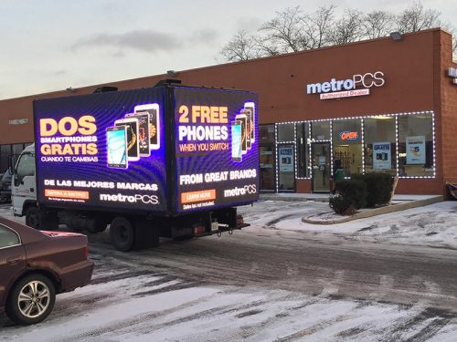 new york mobile billboard led screen rental led truck billboard advertising