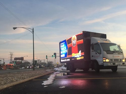 new york mobile billboard led screen rental led truck billboard advertising