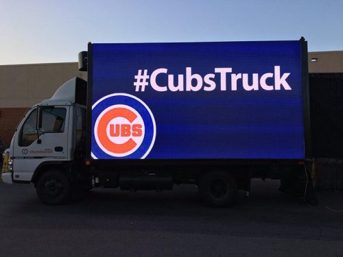 newark mobile billboard led screen rental led truck billboard advertising