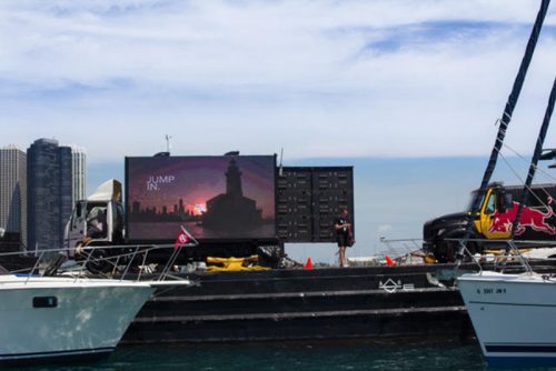 oak park–river forest mobile billboard led screen rental led truck billboard advertising