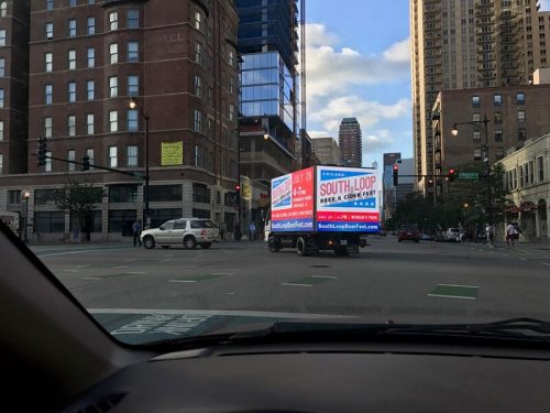 ohio mobile billboard led screen rental led truck billboard advertising